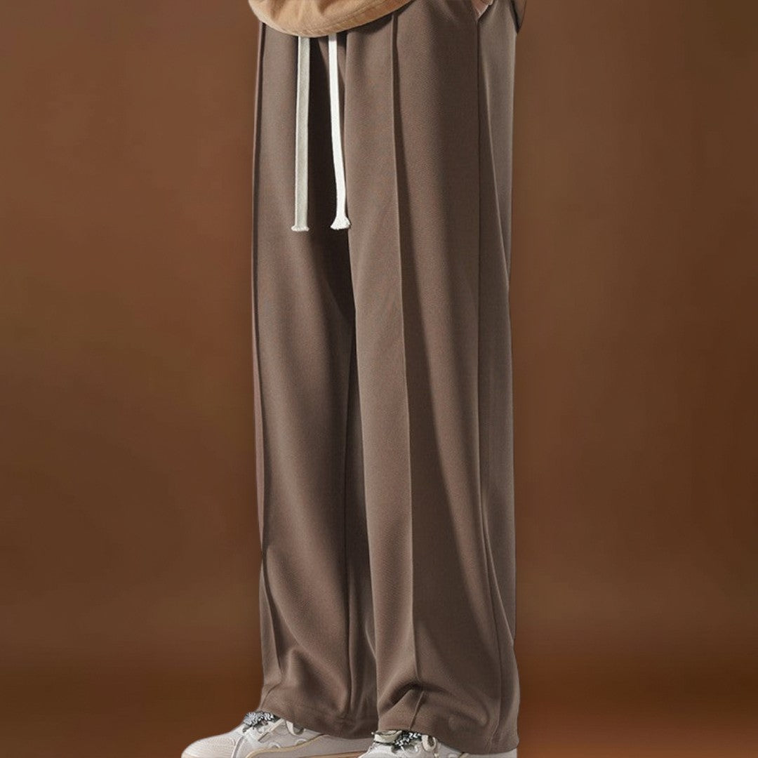 Akari - Calças de conforto japonesas Castanho