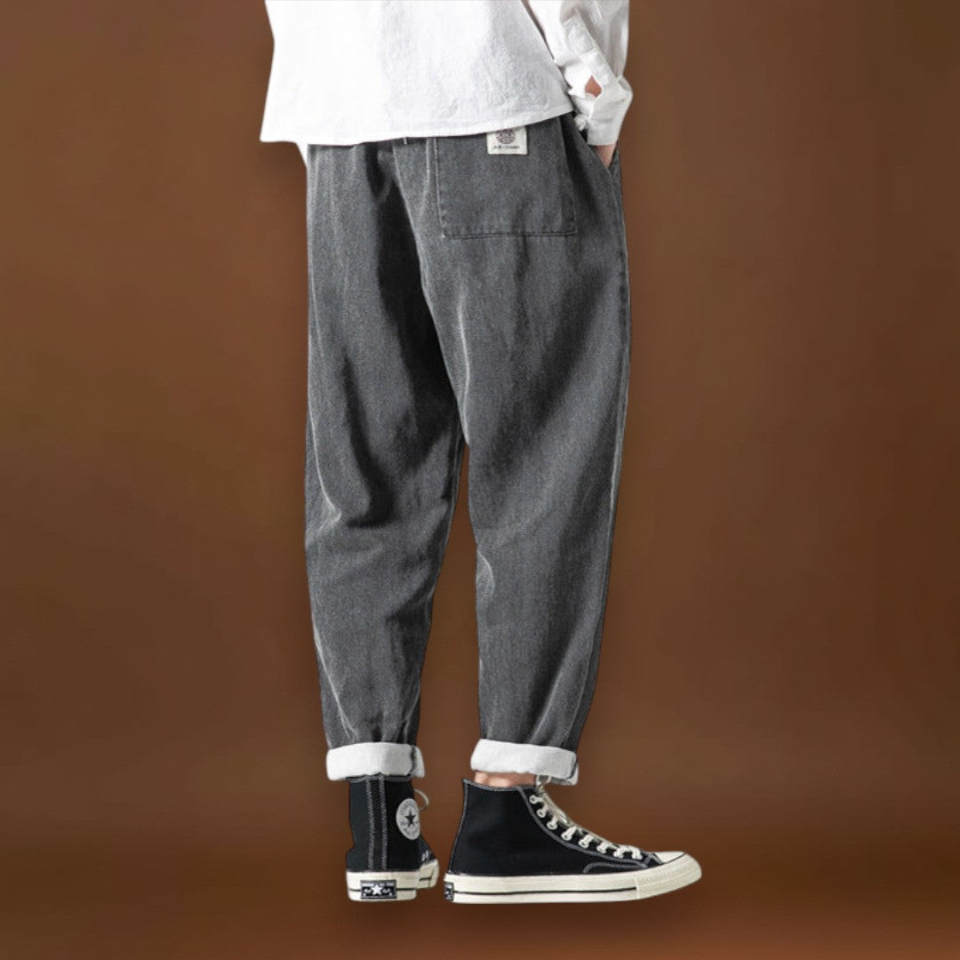 Asami - Calças de ganga Comfort Cinzento