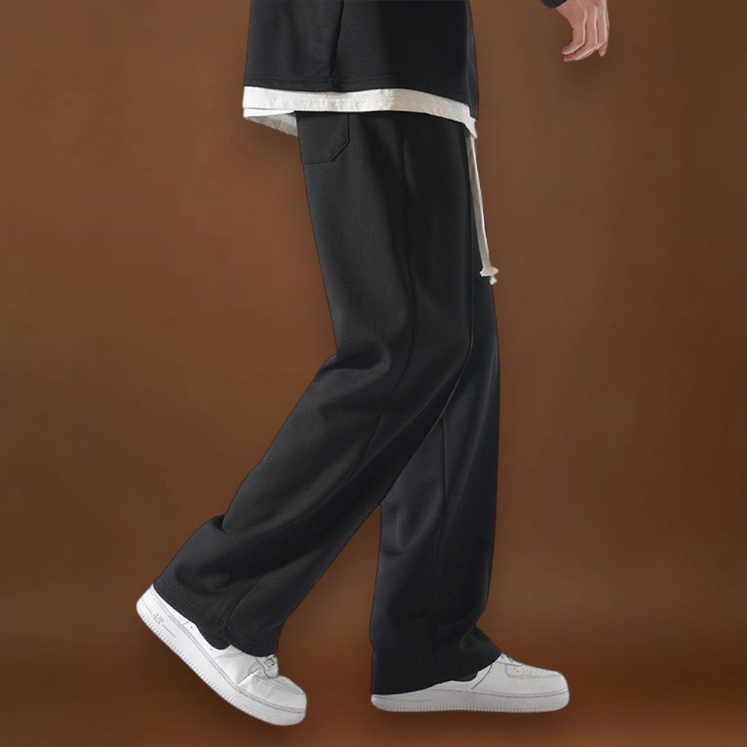 Akari - Calças de conforto japonesas Preto