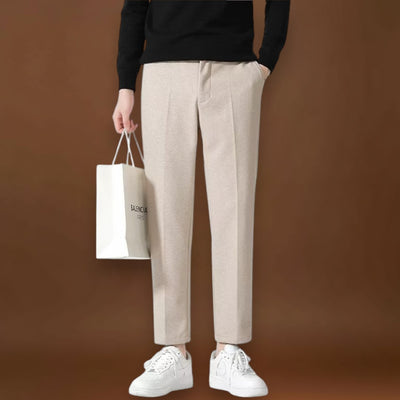 Osaka - Calças casuais de algodão Preto