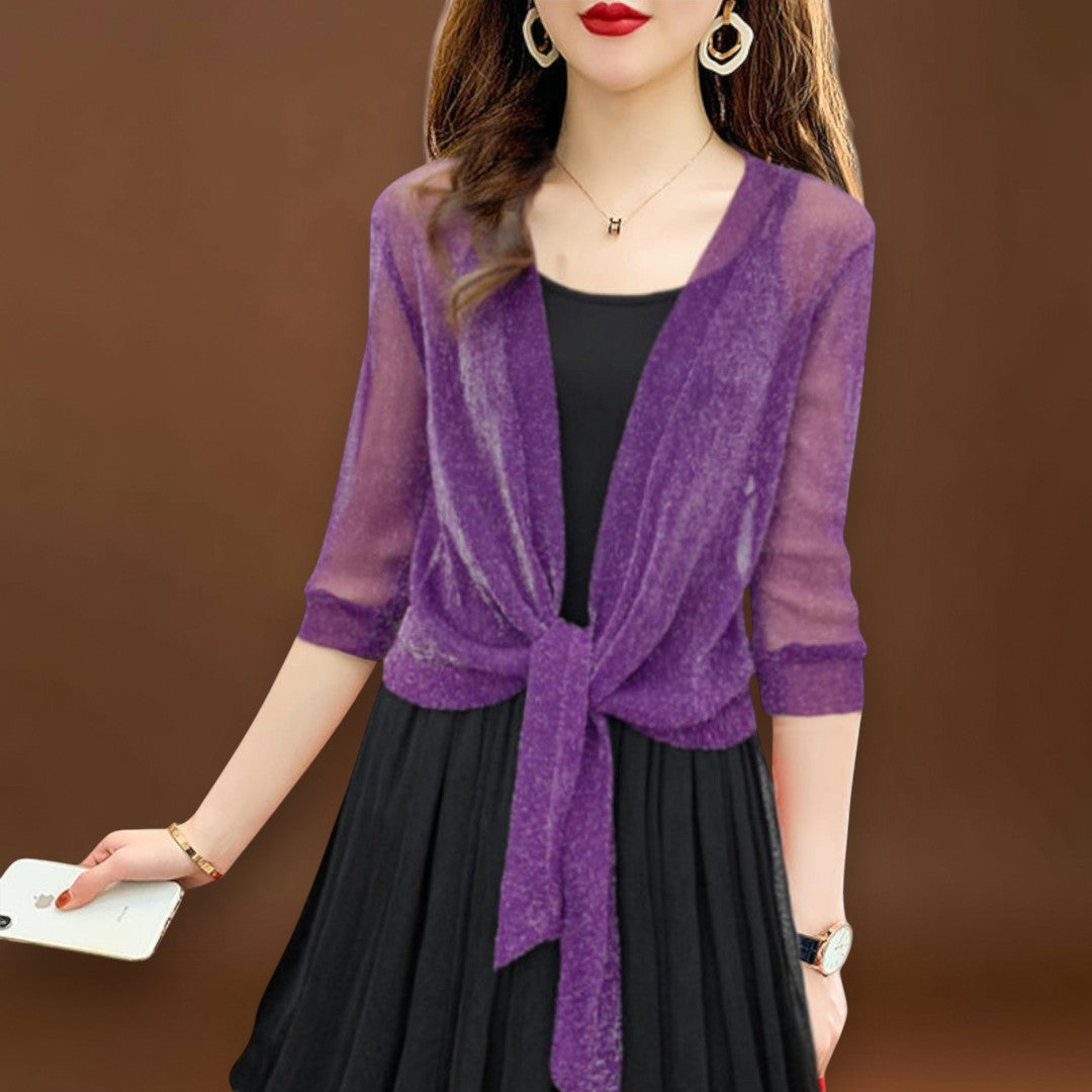 Olivia - Blusa com a frente aberta