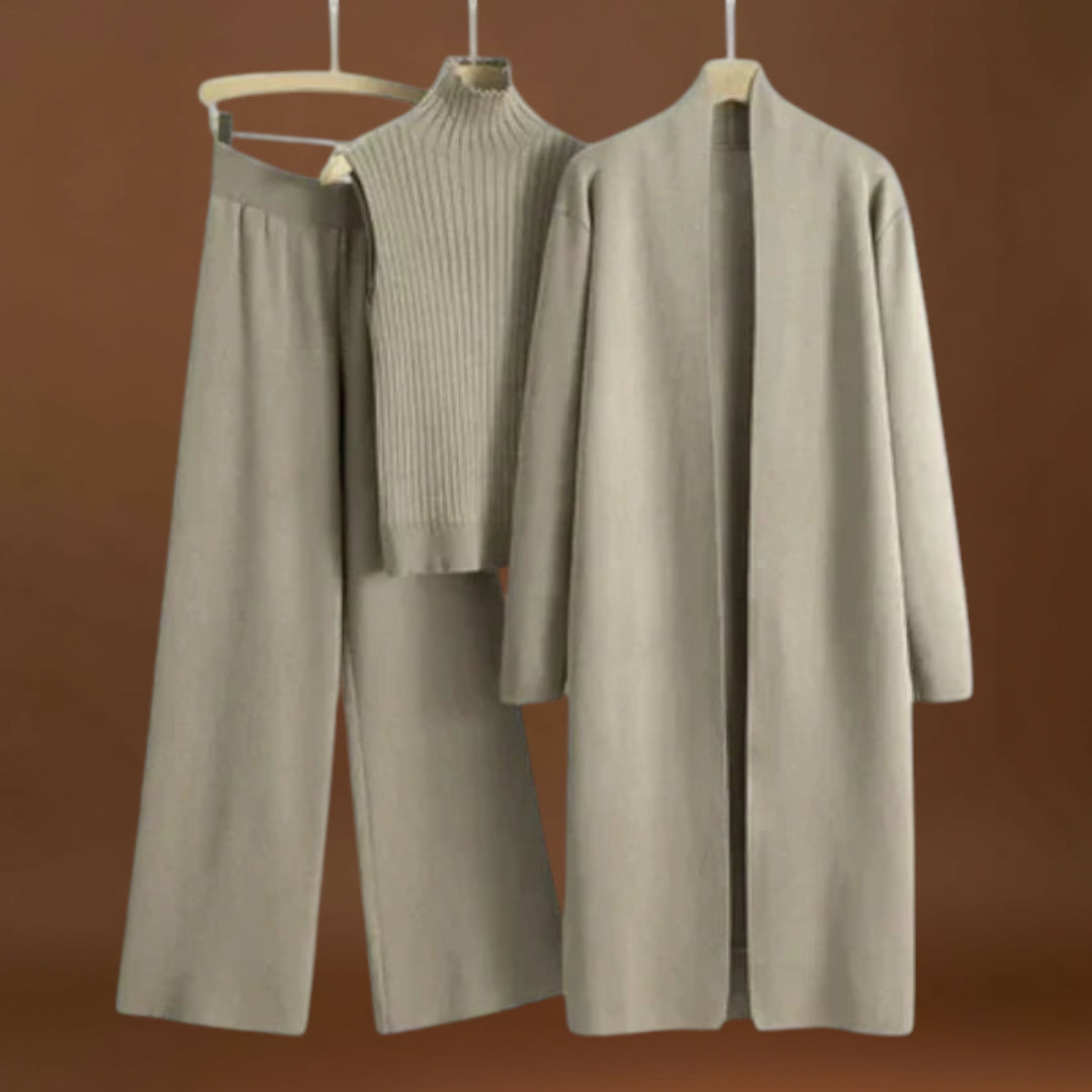 Sandra - Conjunto elegante de 3 peças