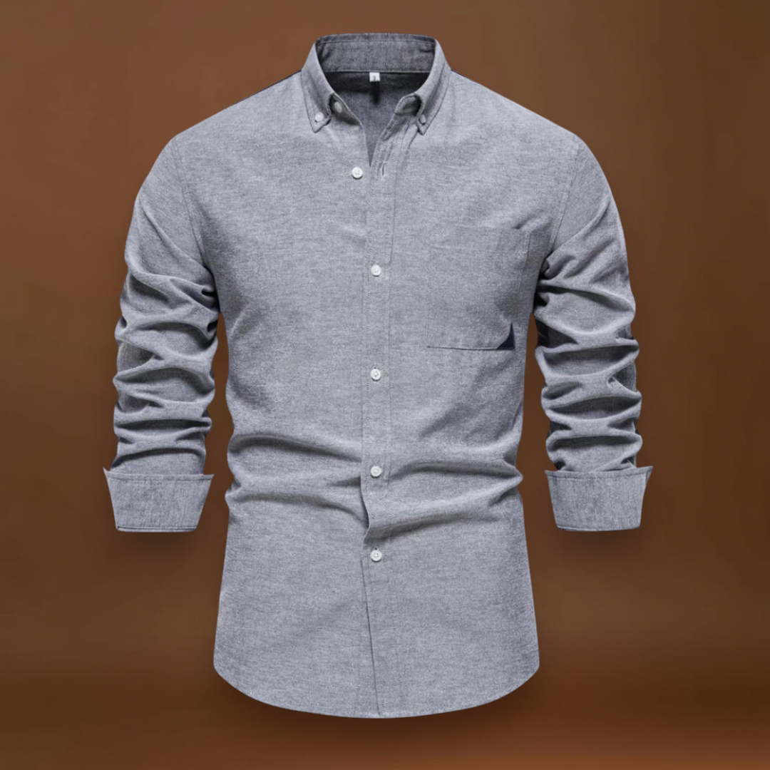 Camisa Oxford – Tecido Texturizado e Fluxo de Ar Respirável