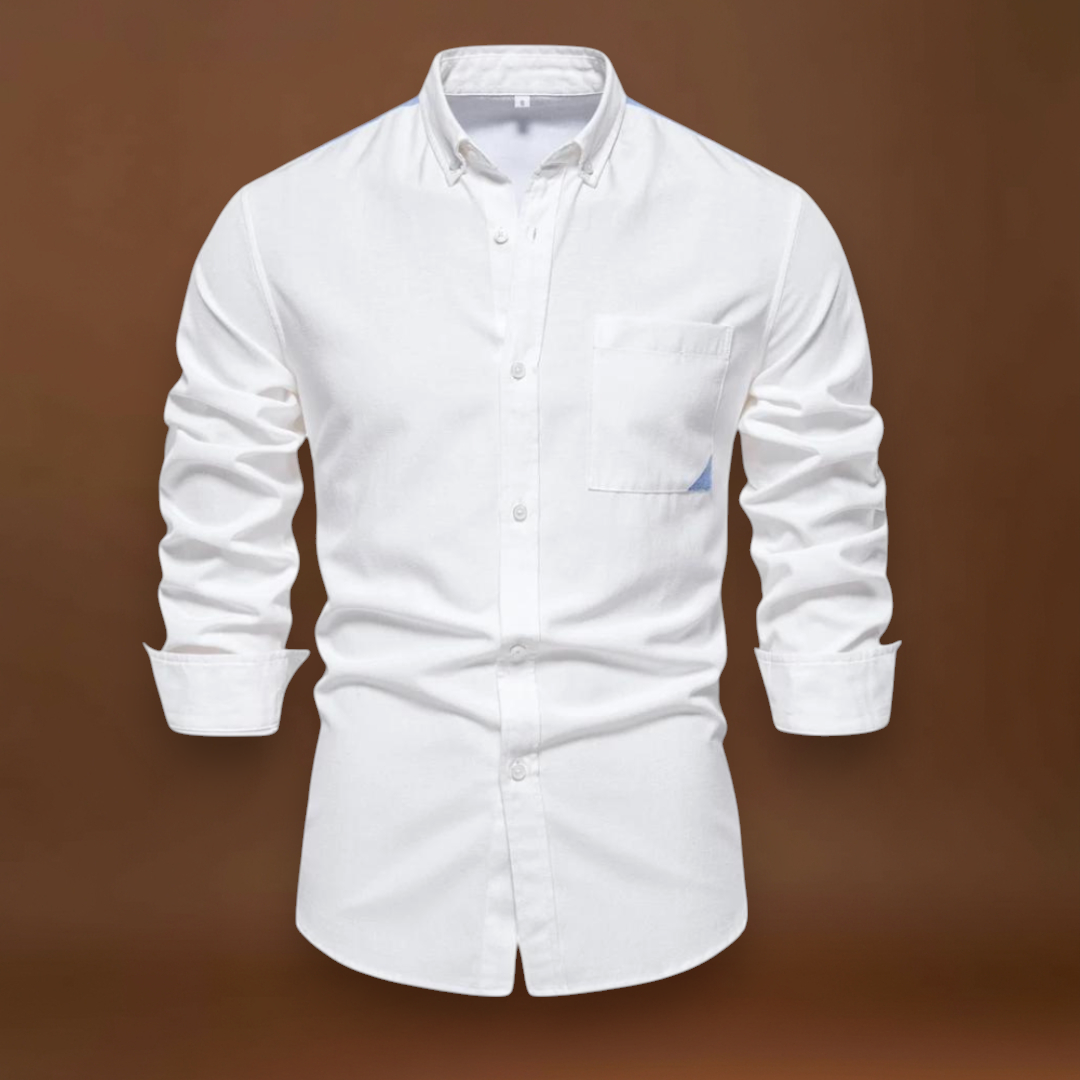 Camisa Oxford – Tecido Texturizado e Fluxo de Ar Respirável