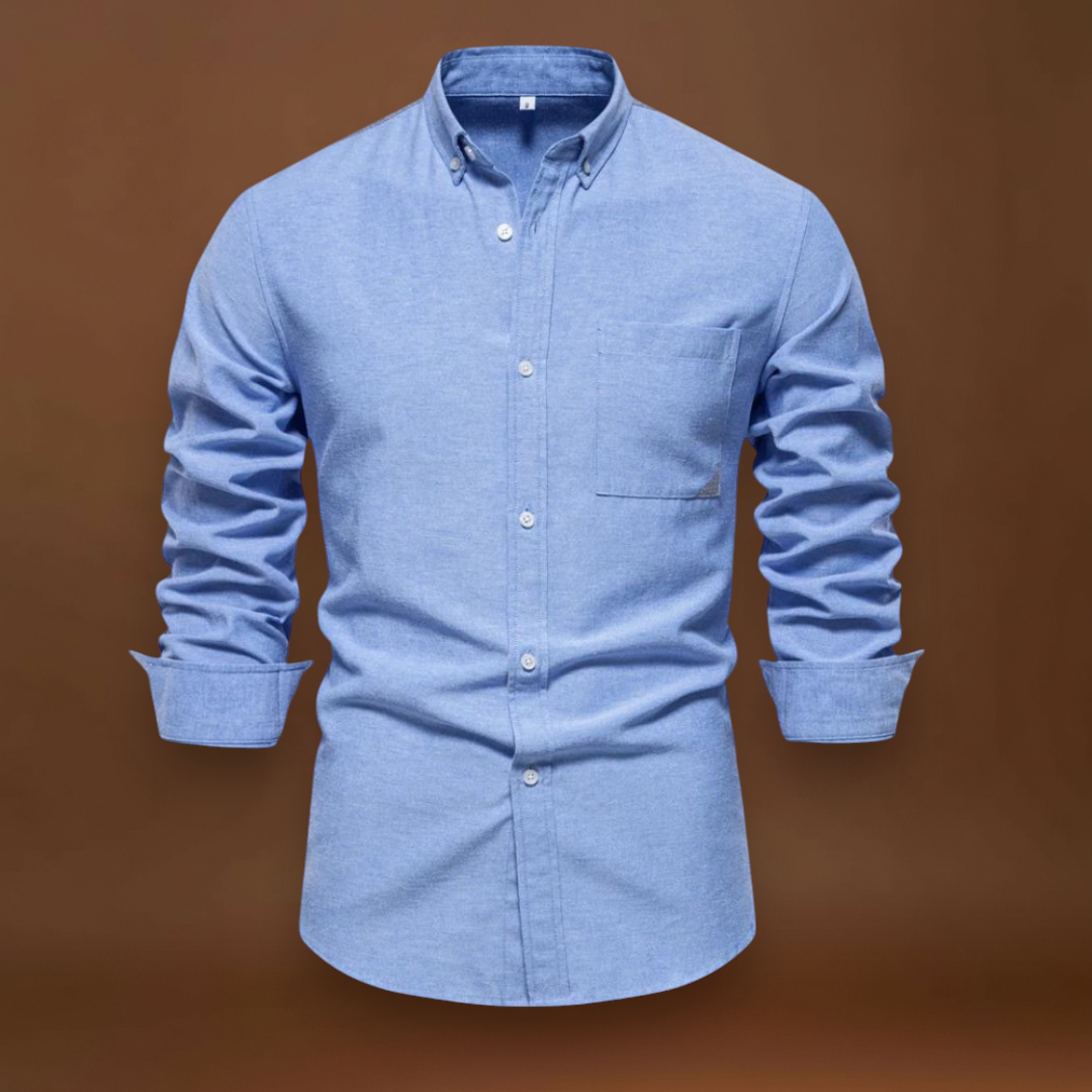 Camisa Oxford – Tecido Texturizado e Fluxo de Ar Respirável