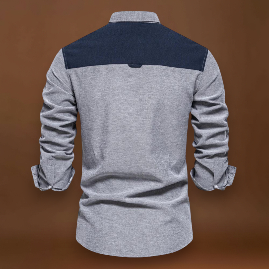 Camisa Oxford – Tecido Texturizado e Fluxo de Ar Respirável