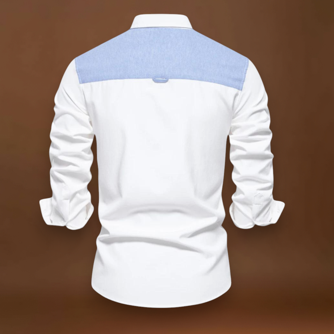Camisa Oxford – Tecido Texturizado e Fluxo de Ar Respirável