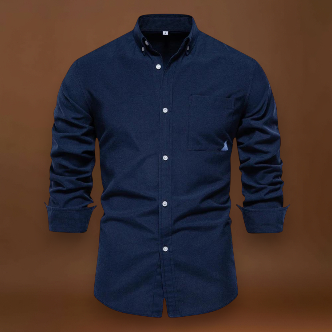 Camisa Oxford – Tecido Texturizado e Fluxo de Ar Respirável