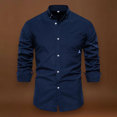 Camisa Oxford – Tecido Texturizado e Fluxo de Ar Respirável
