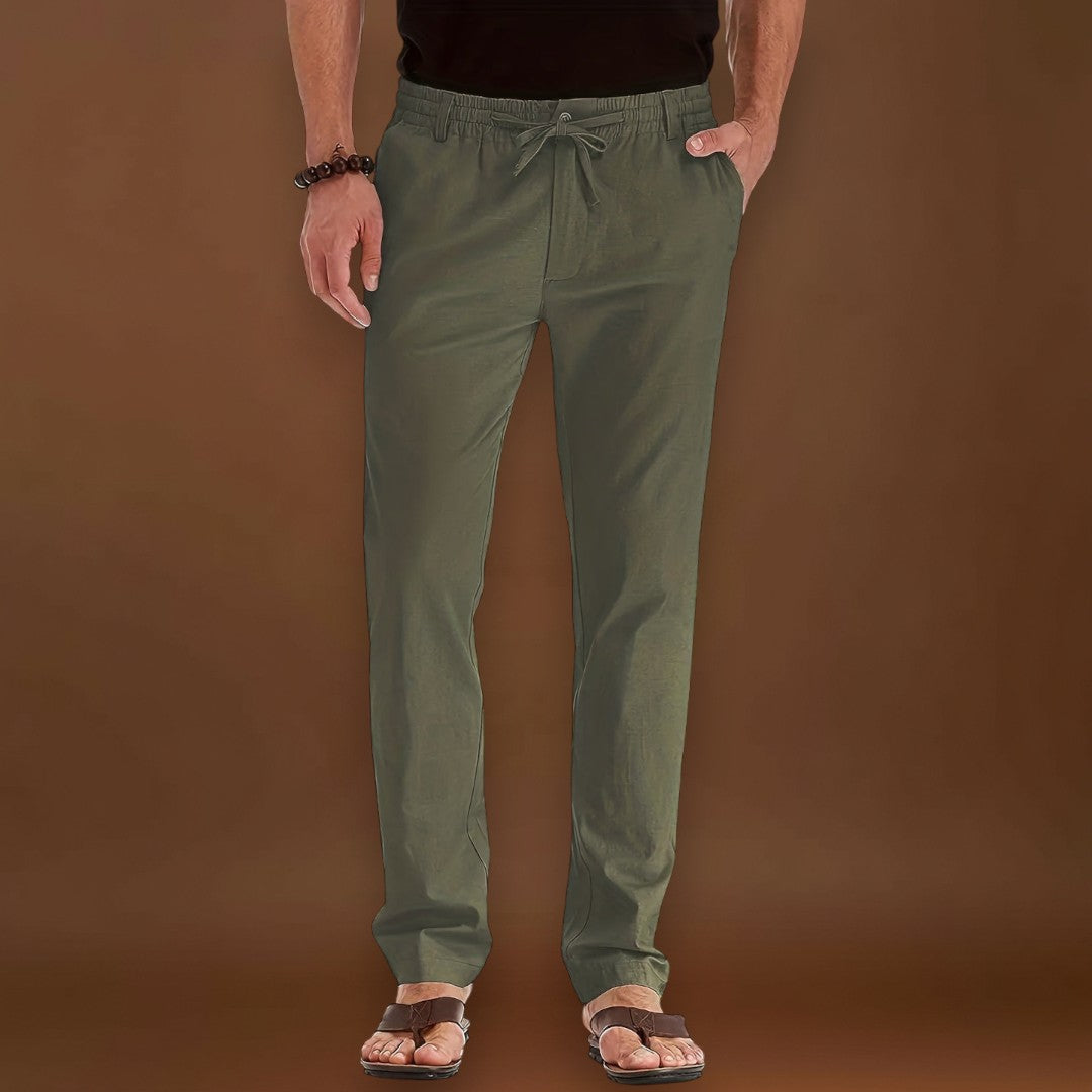 Calças – Mistura Respirável, Corte Relaxado e Movimento Fácil