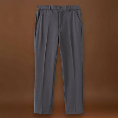 Calças – Cintura Estruturada em Mistura de Poliéster e Ajuste Limpo