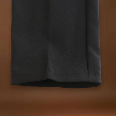 Calças – Cintura Estruturada em Mistura de Poliéster e Ajuste Limpo