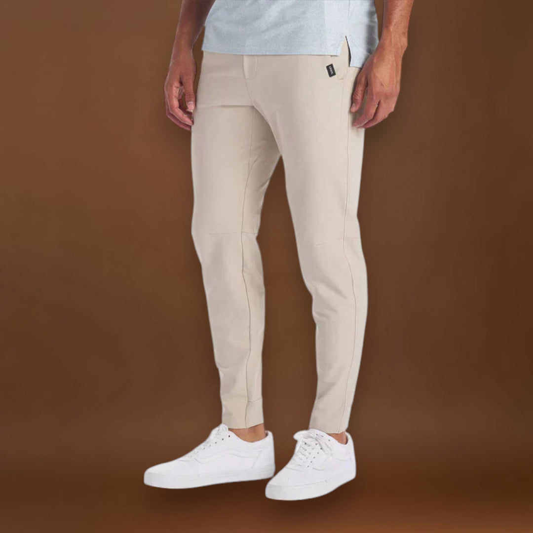 Calças – Mistura de Tecido Elástico e Liberdade de Movimento Plus