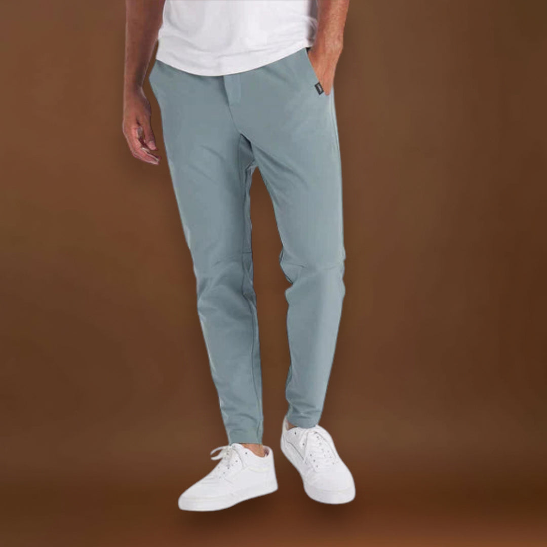 Calças – Mistura de Tecido Elástico e Liberdade de Movimento Plus