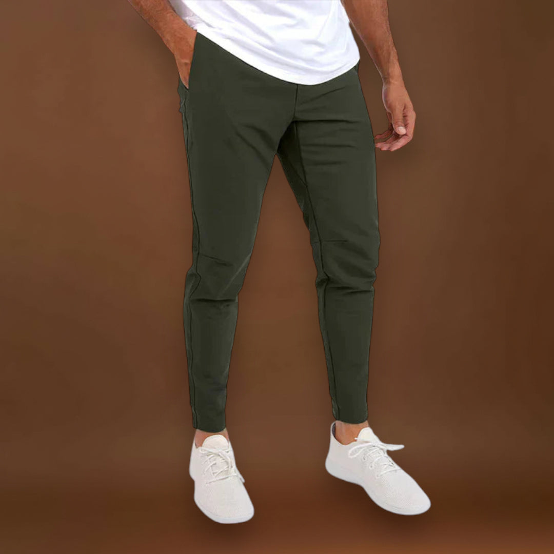 Calças – Mistura de Tecido Elástico e Liberdade de Movimento Plus