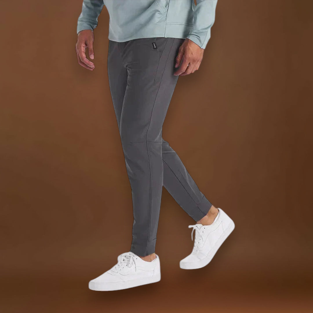 Calças – Mistura de Tecido Elástico e Liberdade de Movimento Plus