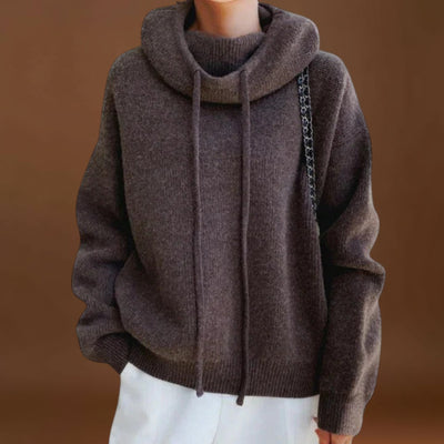 Maria Luísa -  Sweater de Gola Alta Confortável