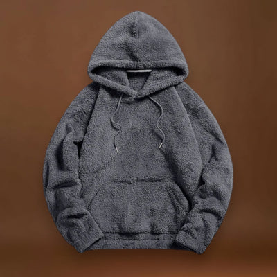 Pullover de Mistura de Pelúcia - Superfície Macia e Isolamento Quente