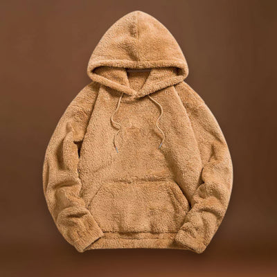 Pullover de Mistura de Pelúcia - Superfície Macia e Isolamento Quente