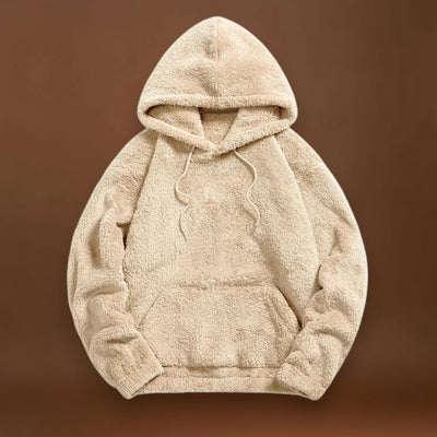 Pullover de Mistura de Pelúcia - Superfície Macia e Isolamento Quente