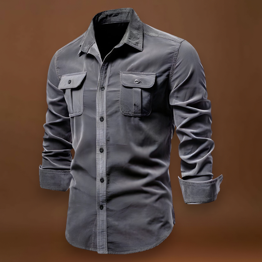 Camisa Polo - Mistura de Poliéster com Colarinho e Toque Suave Respirável