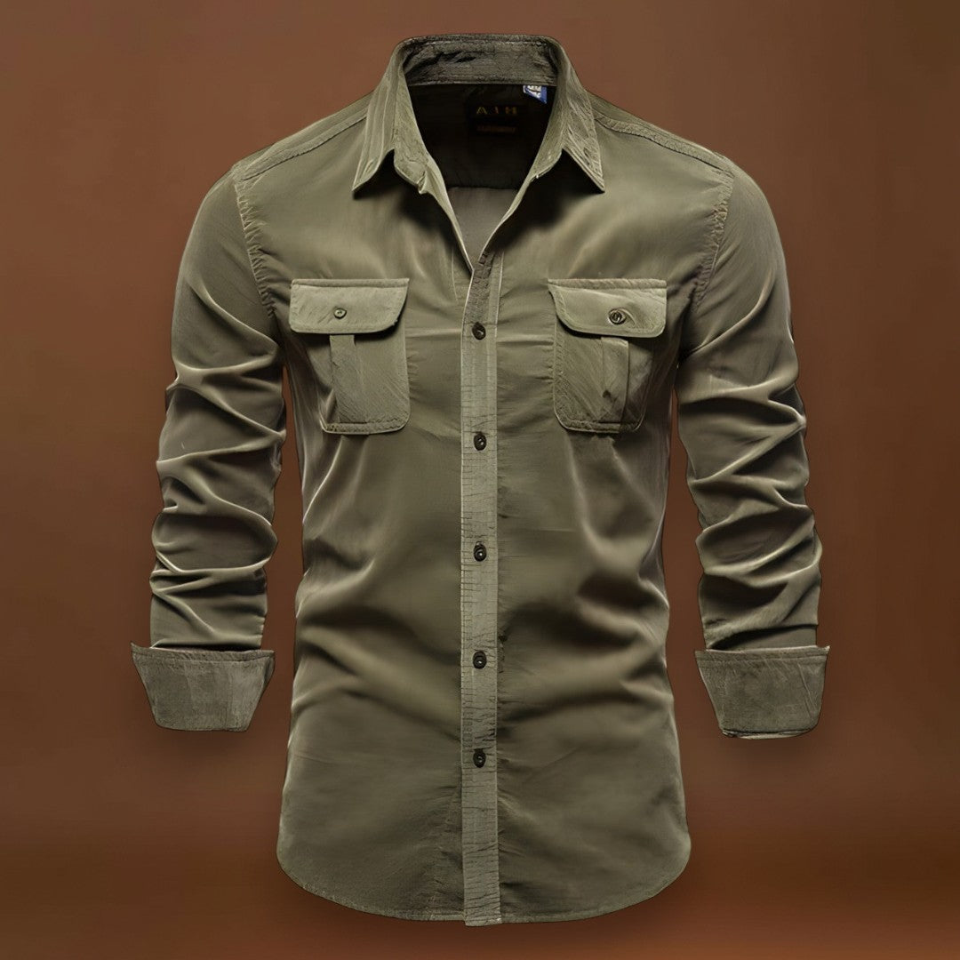 Camisa Polo - Mistura de Poliéster com Colarinho e Toque Suave Respirável