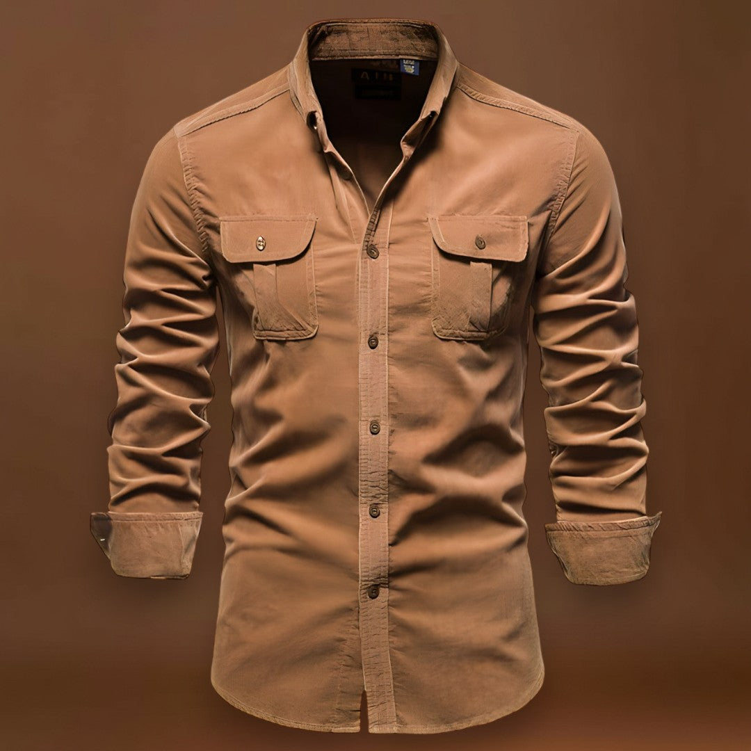 Camisa Polo - Mistura de Poliéster com Colarinho e Toque Suave Respirável