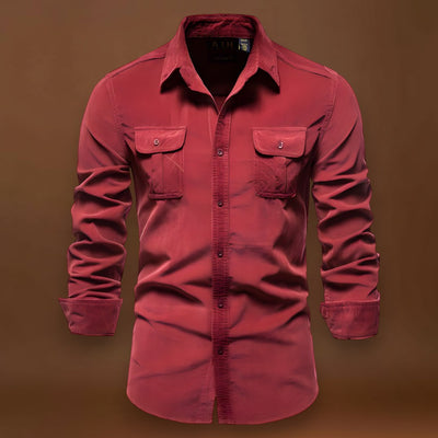 Camisa Polo - Mistura de Poliéster com Colarinho e Toque Suave Respirável