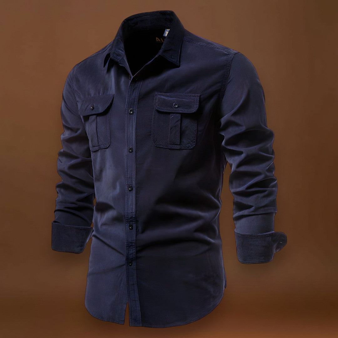 Camisa Polo - Mistura de Poliéster com Colarinho e Toque Suave Respirável