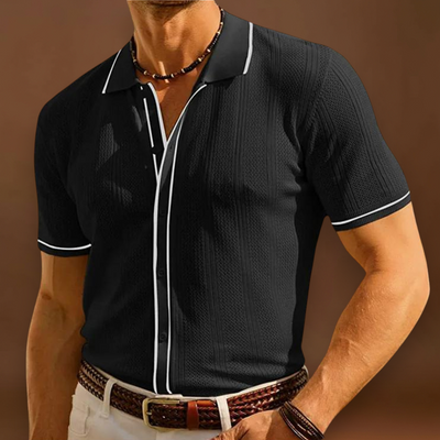 Camisa Polo - Manga Curta com Botões e Ajuste Respirável