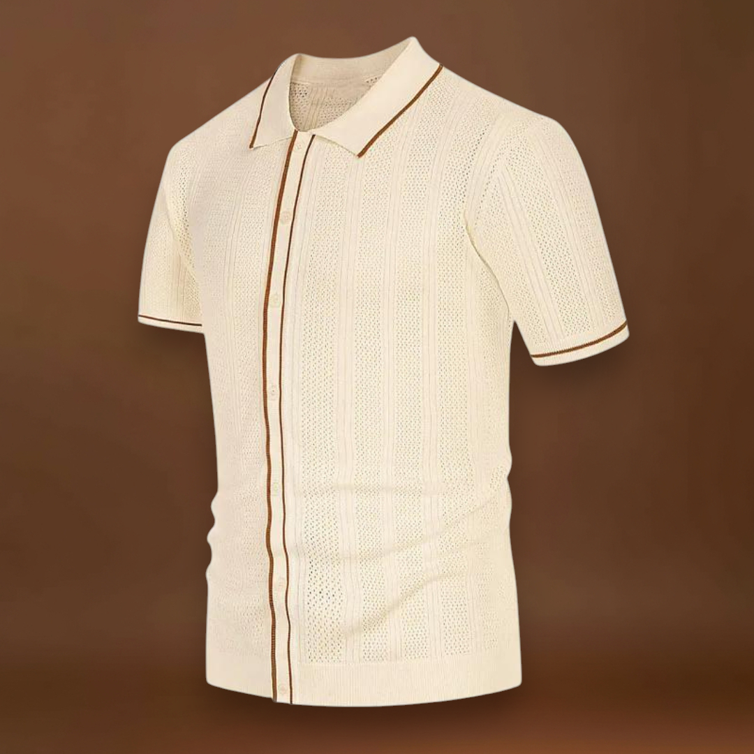 Camisa Polo - Manga Curta com Botões e Ajuste Respirável