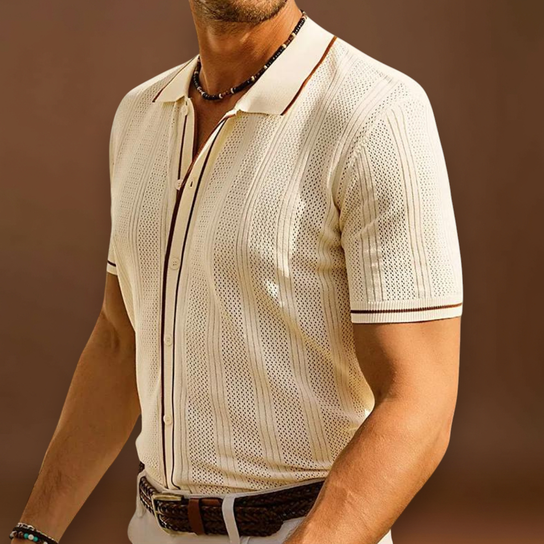 Camisa Polo - Manga Curta com Botões e Ajuste Respirável