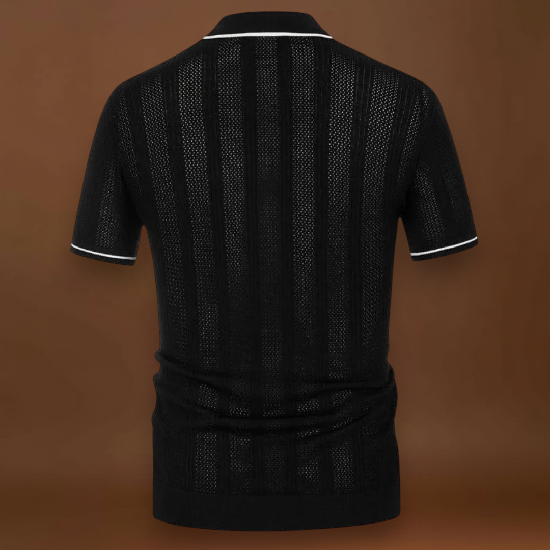 Camisa Polo - Manga Curta com Botões e Ajuste Respirável