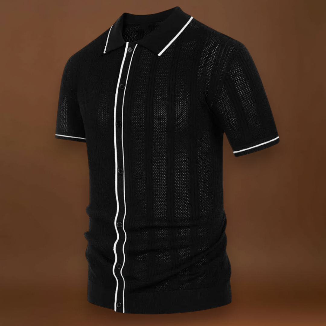 Camisa Polo - Manga Curta com Botões e Ajuste Respirável