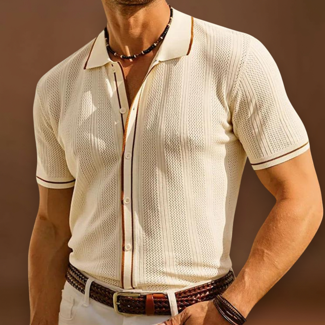 Camisa Polo - Manga Curta com Botões e Ajuste Respirável