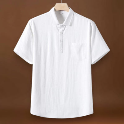 Camisa Polo – Colarinho de Mistura Suave e Ajuste Fresco e Respirável