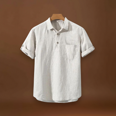 Camisa Polo – Colarinho de Mistura Suave e Ajuste Fresco e Respirável