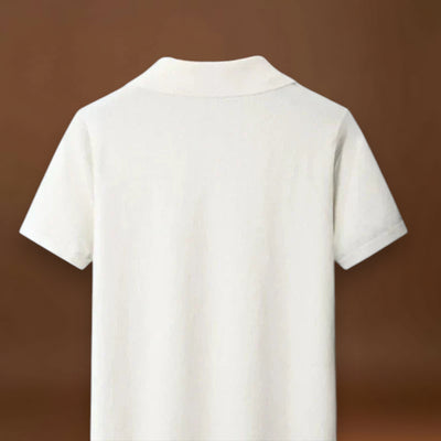 Camisa Polo - Mistura Suave com Colarinho Johnny e Movimento Fácil
