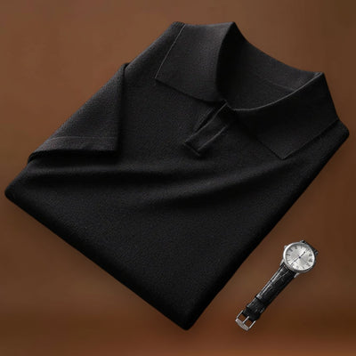 Camisa Polo - Mistura Suave com Colarinho Johnny e Movimento Fácil