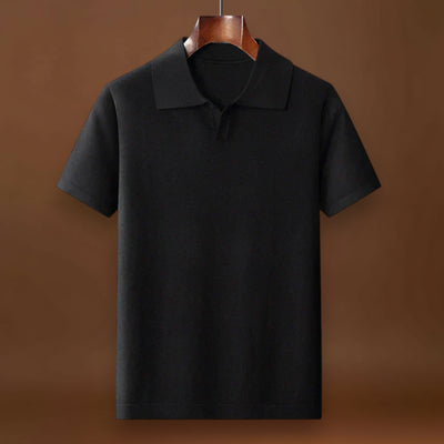 Camisa Polo - Mistura Suave com Colarinho Johnny e Movimento Fácil