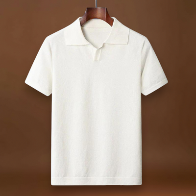 Camisa Polo - Mistura Suave com Colarinho Johnny e Movimento Fácil