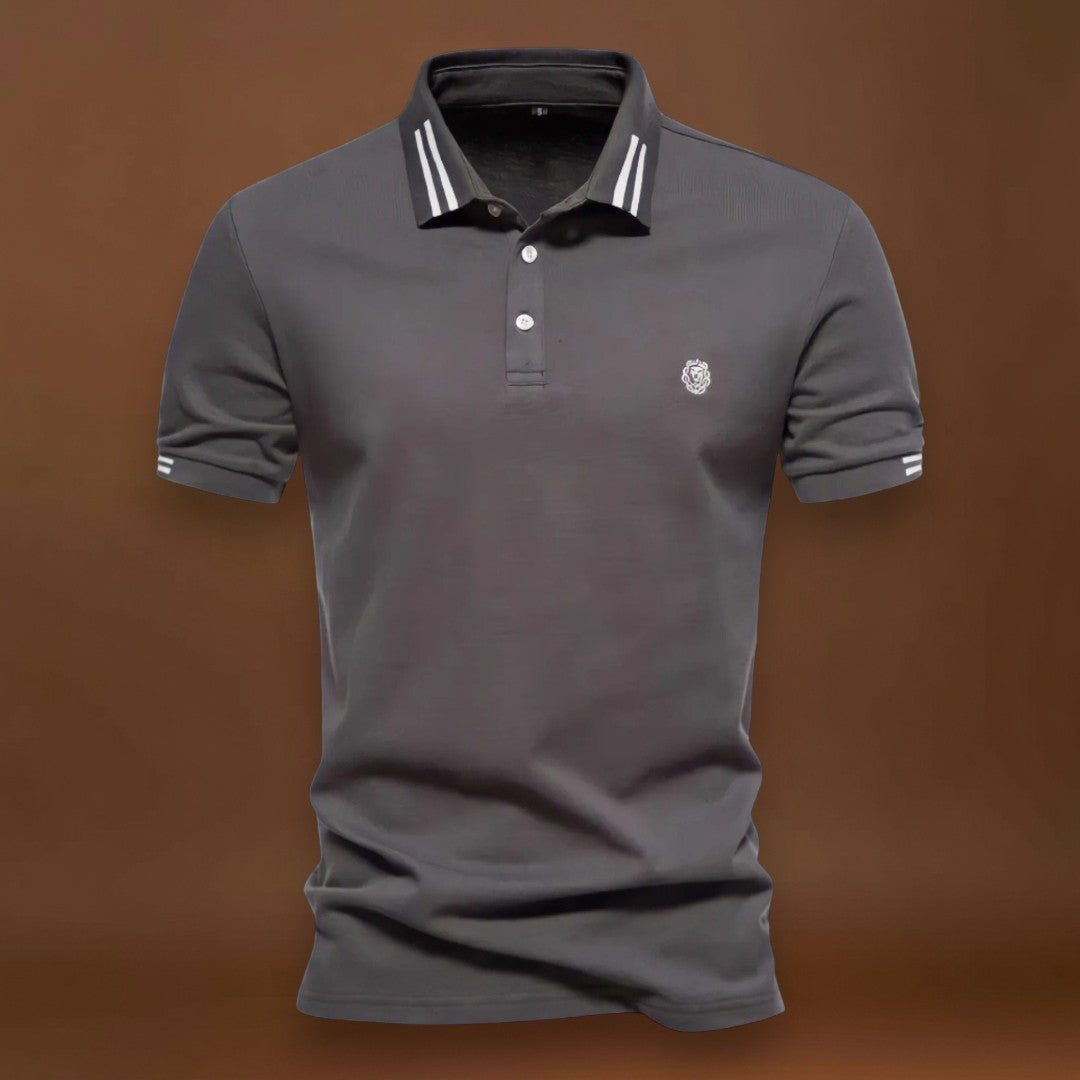 Camisa Polo - Corte Ajustado, Colarinho Clássico e Movimento Fácil