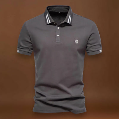 Camisa Polo - Corte Ajustado, Colarinho Clássico e Movimento Fácil