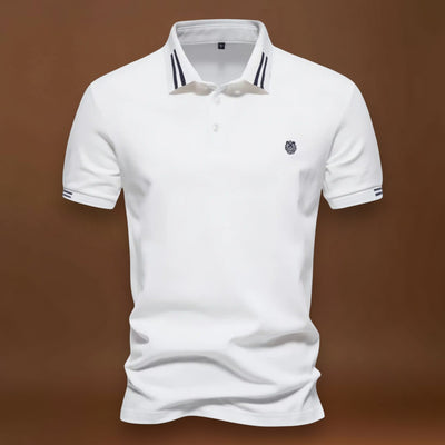 Camisa Polo - Corte Ajustado, Colarinho Clássico e Movimento Fácil