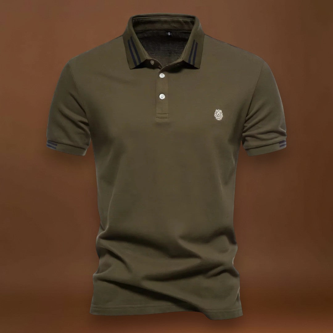 Camisa Polo - Corte Ajustado, Colarinho Clássico e Movimento Fácil