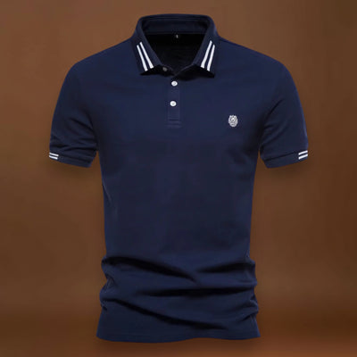 Camisa Polo - Corte Ajustado, Colarinho Clássico e Movimento Fácil