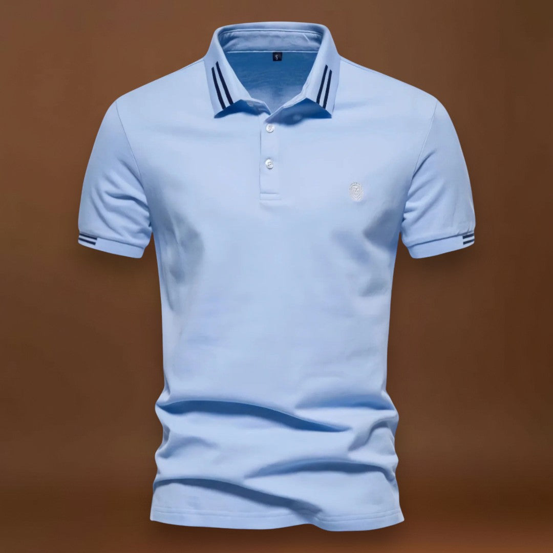 Camisa Polo - Corte Ajustado, Colarinho Clássico e Movimento Fácil