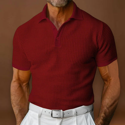 Camisa Polo - Corte Slim Ajustado e Ajuste em Mistura Respirável