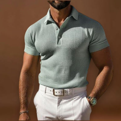 Camisa Polo - Corte Slim Ajustado e Ajuste em Mistura Respirável