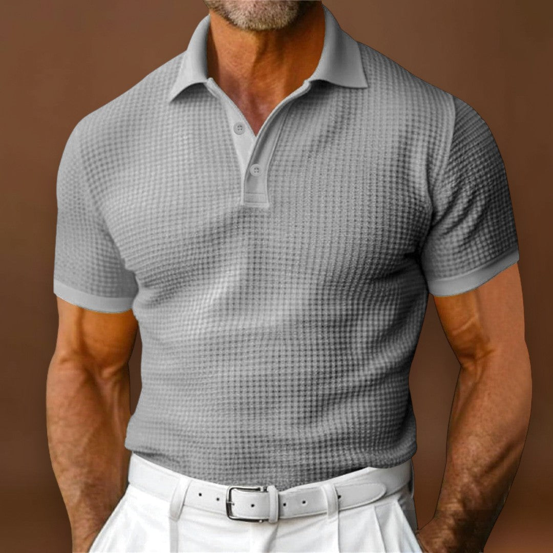 Camisa Polo - Corte Slim Ajustado e Ajuste em Mistura Respirável